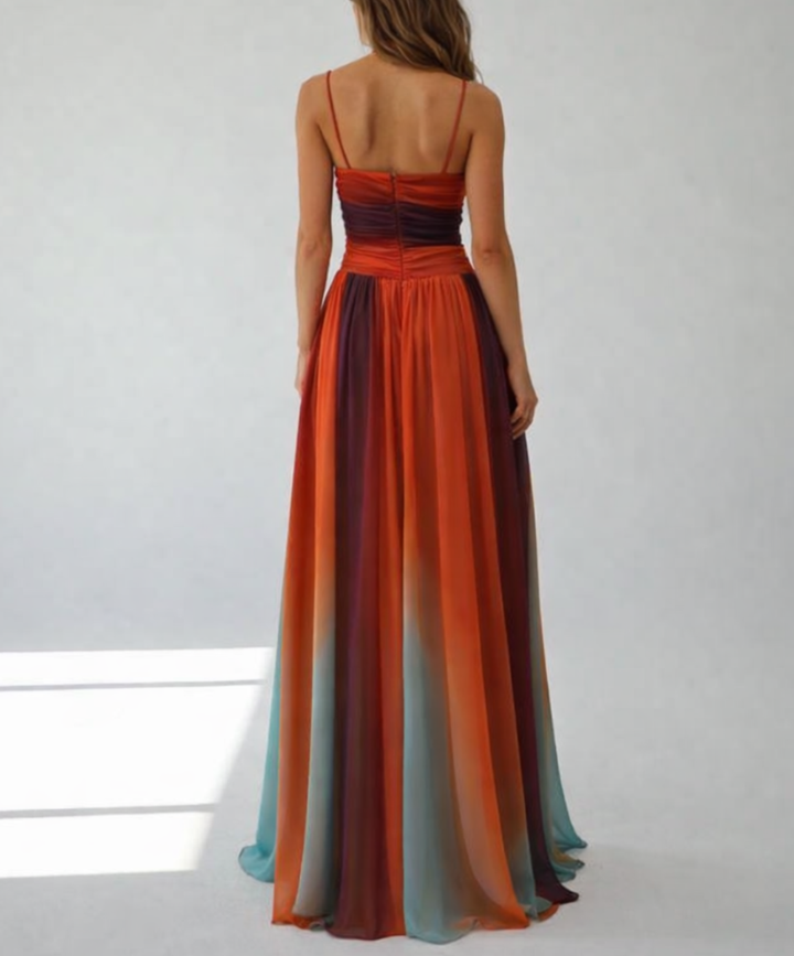 DELACROIX | Robe Maxi Élégante Lila