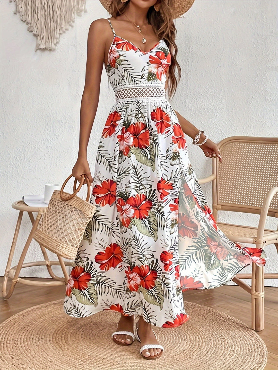 DELACROIX | Robe Maxi Allure Florale