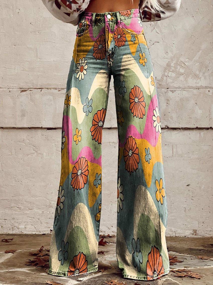 DELACROIX | Pantalon pour femme joyeux vintage (1+1 GRATUIT)