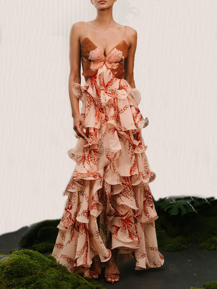 DELACROIX | Robe Maxi Papillon Signature (STOCK LIMITÉ!)