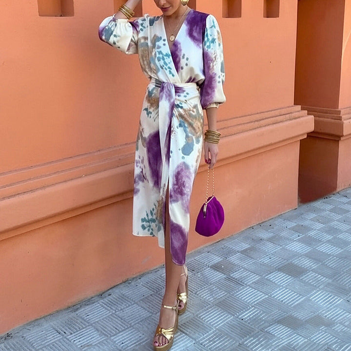 DELACROIX | Midi Élégant à Motifs Raffinés