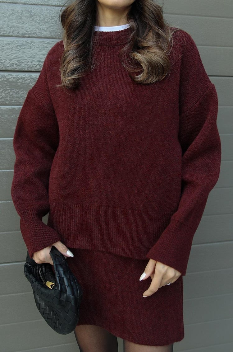 DELACROIX | ENSEMBLE MAILLE PULL ET JUPE